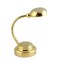 Dolls House Modern Brass Desk Lamp LED Battery Light Miniature Lighting