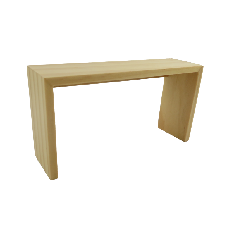 Dolls House Modern Light Oak Console Table 1:12 Hall Living Room Furniture