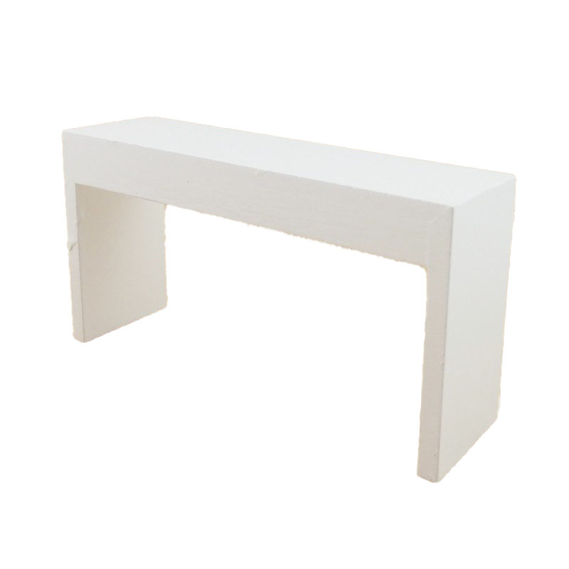 Dolls House Modern White Console Table Contemporary 1:12 Furniture