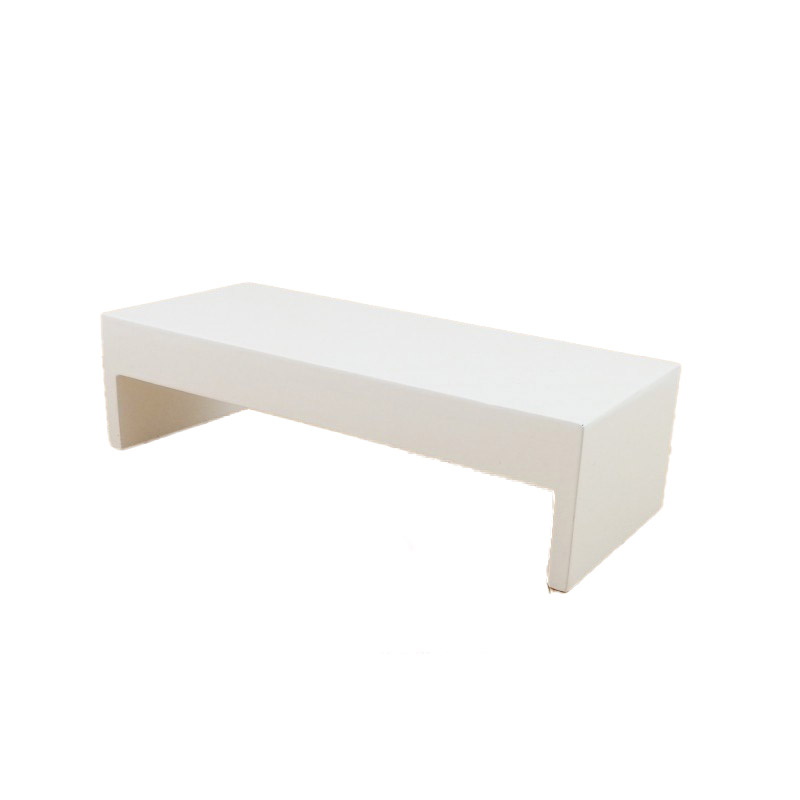 Dolls House Modern White Coffee Table Contemporary 1:12 Furniture
