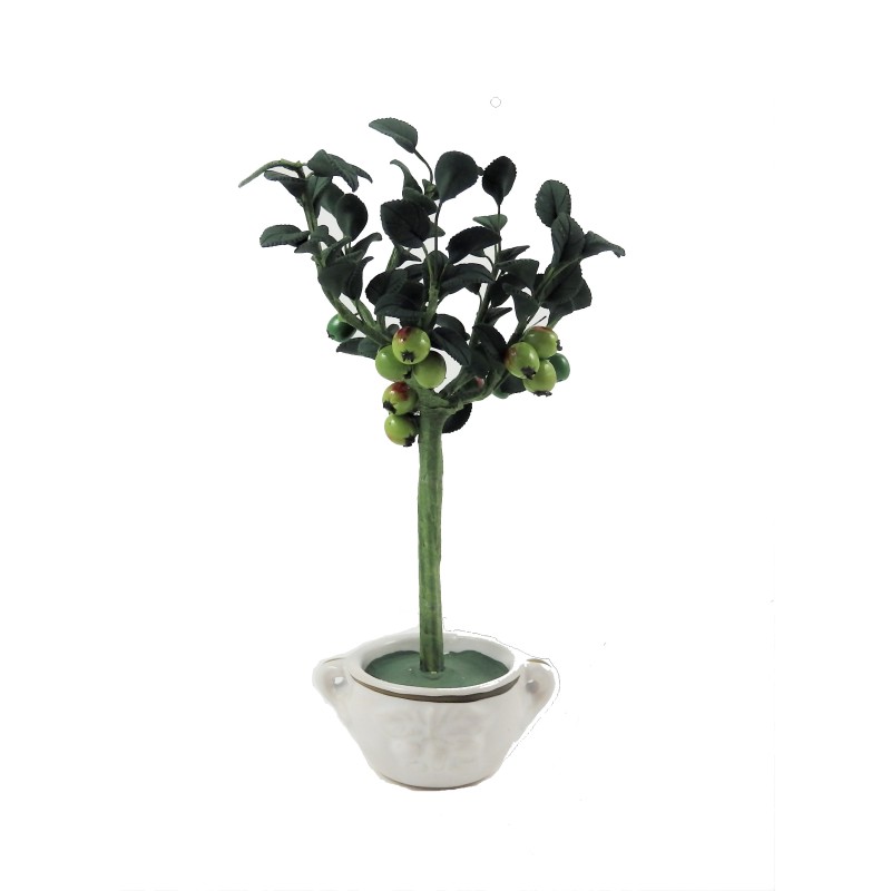 Dolls House Standard Apple Tree in Pot Miniature Garden Accessory