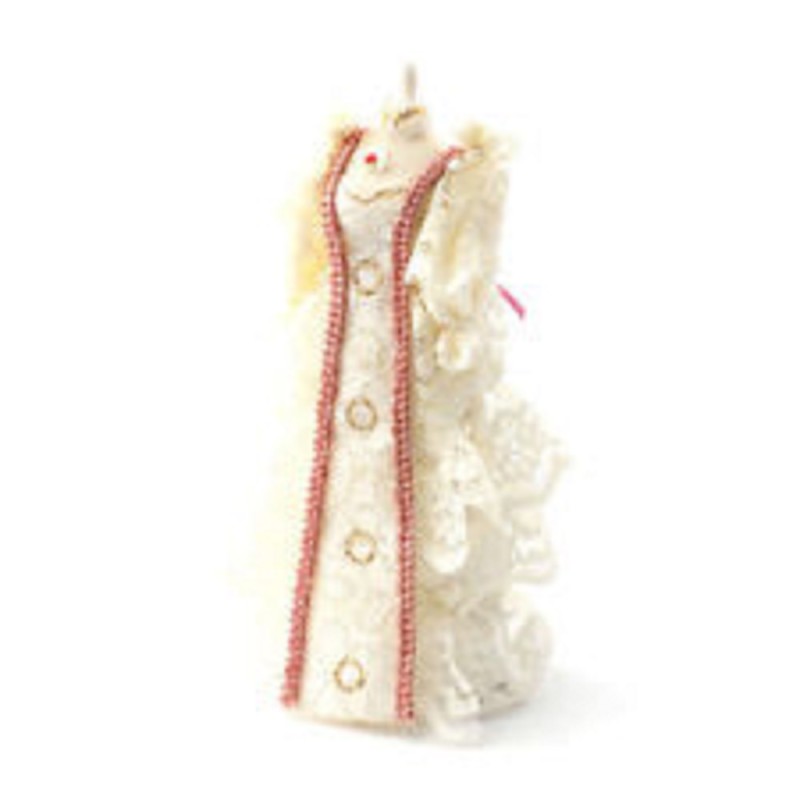 Dolls House Cream Lace Dress on Mannequin Shop Sewing Accessory