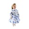 Dolls House Modern Little Girl in Party Dress 1:12 Scale Porcelain People