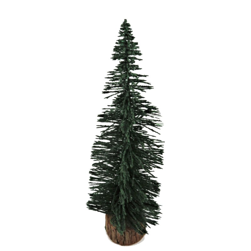 Dolls House 12"  Spruce Conifer Tree Miniature Christmas Garden Scene Accessory