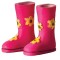 Dolls House Pink Flower Wellington Boots Wellies Miniature Garden Accessory 1:12