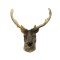 Dolls House Stag Head Wall Mount Rustic Hunting Ornament Study Den Accessory