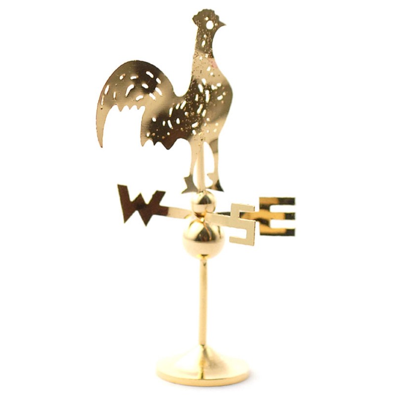 Dolls House Roof Top Weather Vane Cockerel 1:12 Scale Miniature