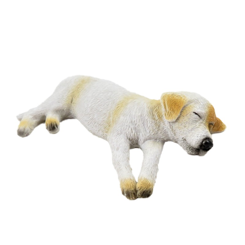 Dolls House Golden Labrador Sleeping Lying Down Dog Miniature 1:12 Accessory