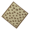 Dolls House Brown Paw Print Dog Blanket Rug Miniature 1:12 Scale Pet Accessory 