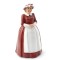 Dolls House Mother Christmas Mrs Santa Claus Miniature 1:12 People Resin Figure 