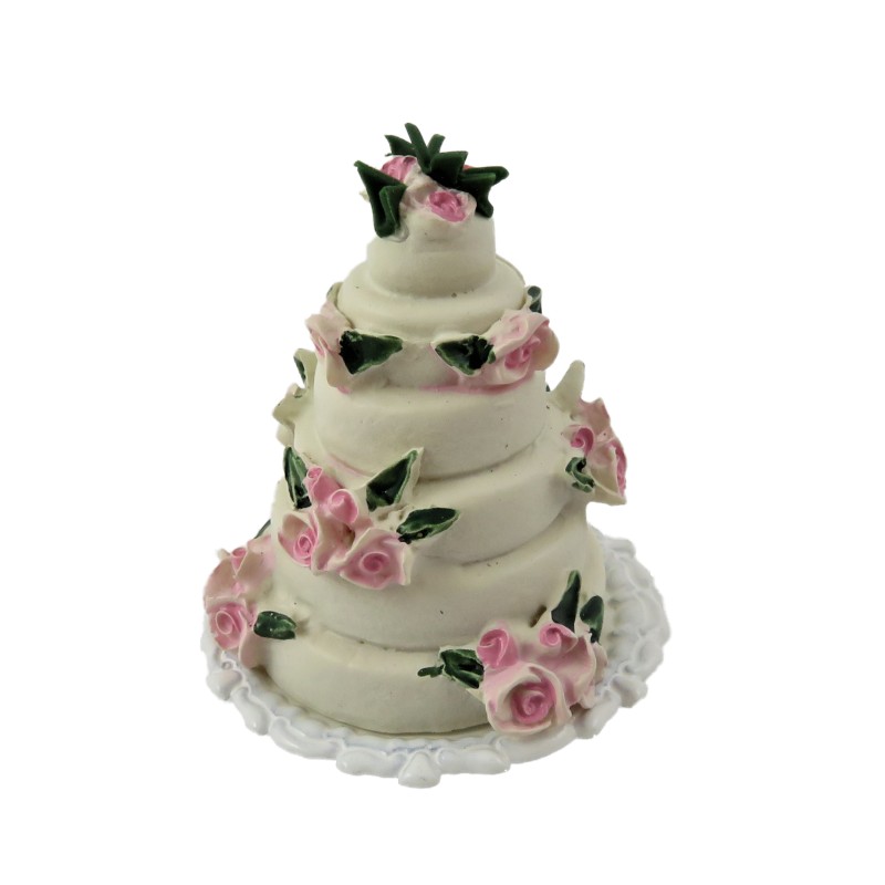 Dolls House 6 Tier Wedding Cake Celebration Party Shop Accessory 1:12 Scale