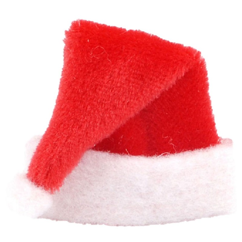Dolls House Red & White Santa’s Hat Miniature Christmas Accessory 1:12 Scale
