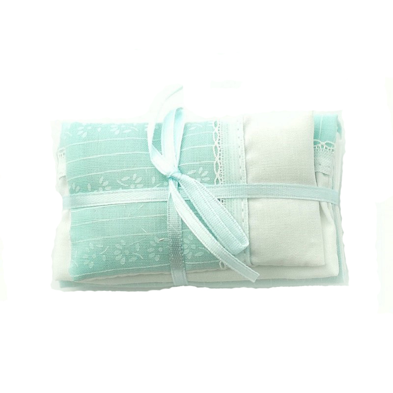 Dolls House Mint Green Single Bedding Set 1:12 Bedroom Accessory