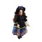 Dolls House Victorian Little Girl in Winter Outfit 1:12 Scale Porcelain People