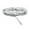 Dolls House Silver Tinsel Miniature Wired  Christmas Tree Decoration Ornament