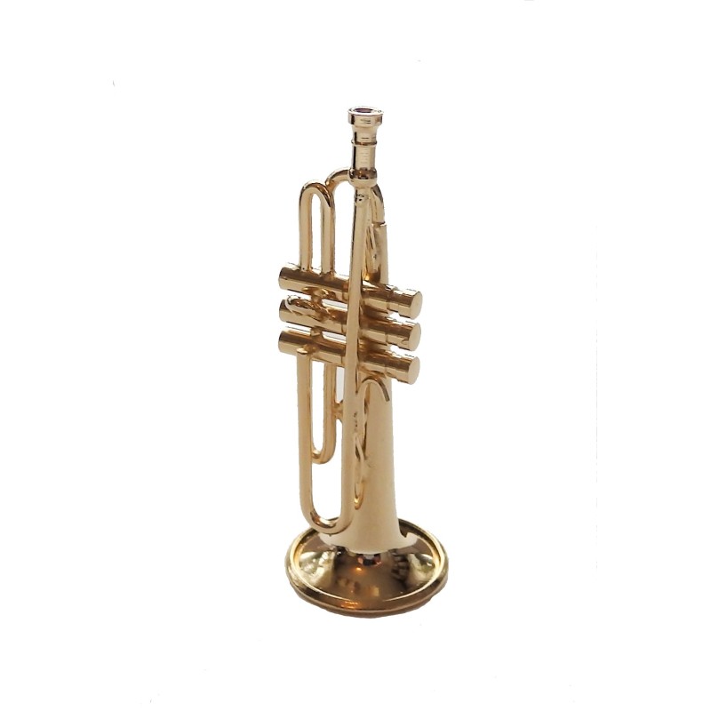 Dolls House Trumpet Miniature Music Room Instrument 1:12 Scale