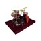 Dolls House Red Drum Kit Set Miniature Music Room Pub Furniture 1:12