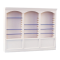 Dolls House 3 Bay Shop Fitting Triple Store Shelf Unit White Miniature 1:12 