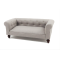 Dolls House Grey Chesterfield Sofa Miniature Living Room Furniture