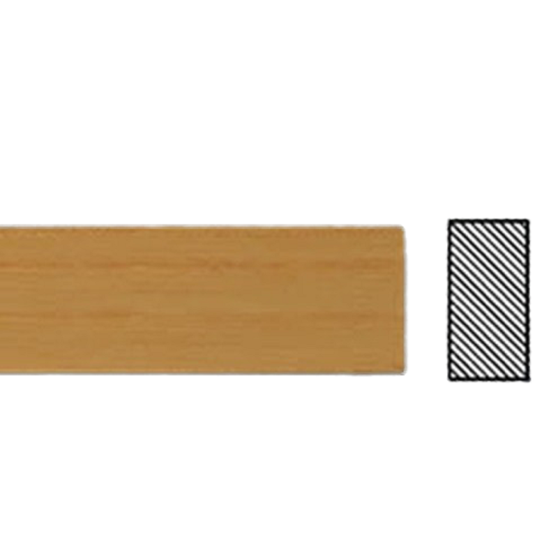 Dolls House Timber Beams 17 x 1 x 1/2"  Wood Lengths  450 x 25 x 12mm  Pack of 6