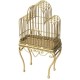 Dolls House Victorian Gold Wire Wrought Iron Bird Cage Miniature Pet Accessory