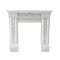 Dolls House Small White Victorian Fireplace Surround Resin 1:12 Furniture