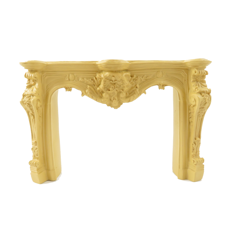 Dolls House French Louis Cream Fireplace Surround Resin 1:12 Furniture