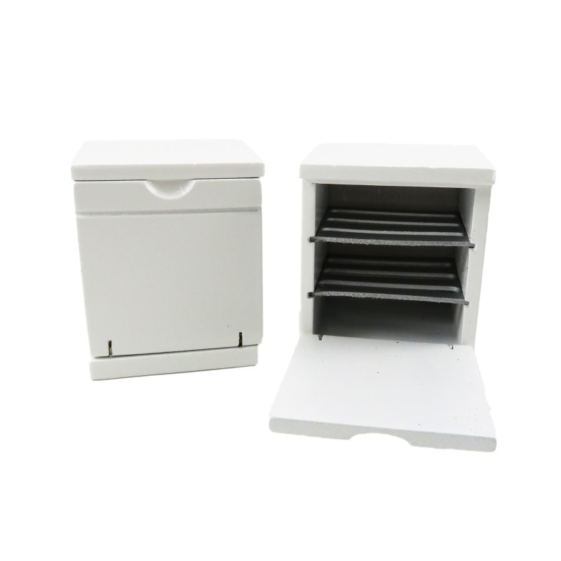 Dolls House Small White Dishwasher Modern Appliance Kitchen Furniture