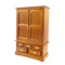 Dolls House Walnut Linen Cupboard Armoire  Miniature 1:12 Bedroom Furniture