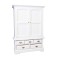 Dolls House White Linen Cupboard Armoire  Miniature 1:12 Bedroom Furniture