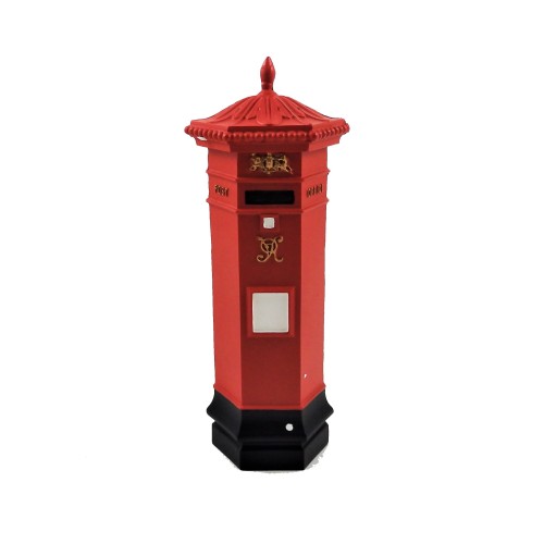 Melody Jane Dolls House Edwardian British Post Office Letter Mail Box 1:12 Red 