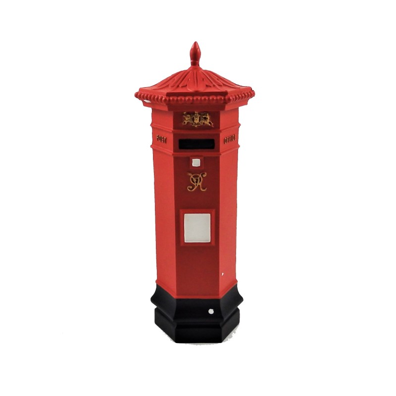 Dolls House Victorian British Post Office Letter Mail Box 1:12 Red