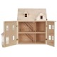 The Ashburton Dolls House Unpainted Flat Pack Kit 1:12 Scale
