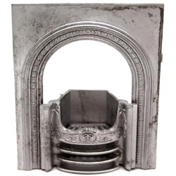 Dolls House Small Parlour Fireplace Kit Grate & Surround Metal 1:12 Scale