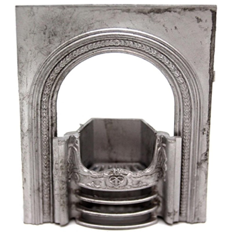 Dolls House Small Parlour Fireplace Kit Grate & Surround Metal 1:12 Scale