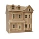 The Exmouth Dolls House Unpainted Flat Pack Kit 1:12 Scale