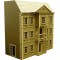 Mayfair Georgian Dolls House Unpainted Flat Pack Kit 1:12 Scale
