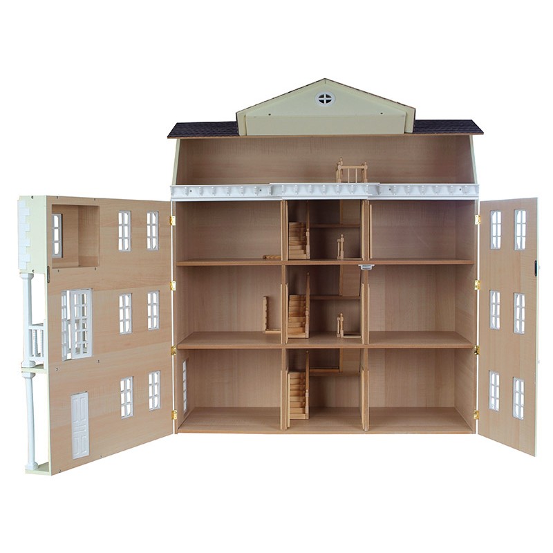 Mayfair Georgian Dolls House Unpainted Flat Pack Kit 1:12 Scale