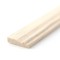 Dolls House Skirting Board 18 x 5/8"Baseboard 457 x 15mm Bare Wood 