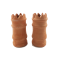 Dolls House Crown Chimney Pots Terracotta Large 1:12 Scale