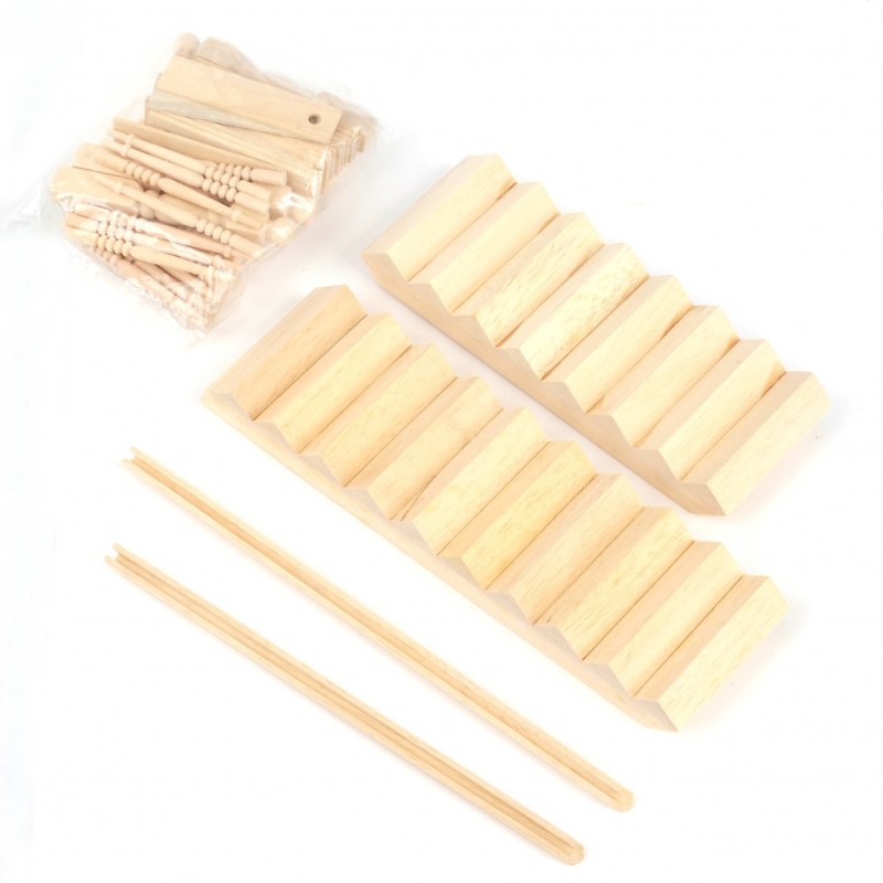 Dolls House Straight or Angled Staircase & Landing Kit Miniature DIY Wood Stairs