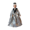 Dolls House Victorian Old Lady in Grey Gown Porcelain Woman 1:12 People