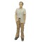 Dolls House People Modern Man with Open Shirt 1:12 Resin Figure
