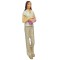 Dolls House People Modern Woman Carrying Towels 1:12 Resin Figure