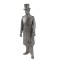 Dolls House Victorian Gentleman with Top Hat 1:24 Half Inch Man Metal People