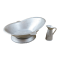 Dolls House Slipper Bath & Jug Miniature 1:24 Scale Half Inch Metal Furniture