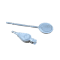 Dolls House Bellows & Bed Warming Pan 1:24 Scale Half Inch Metal Accessory