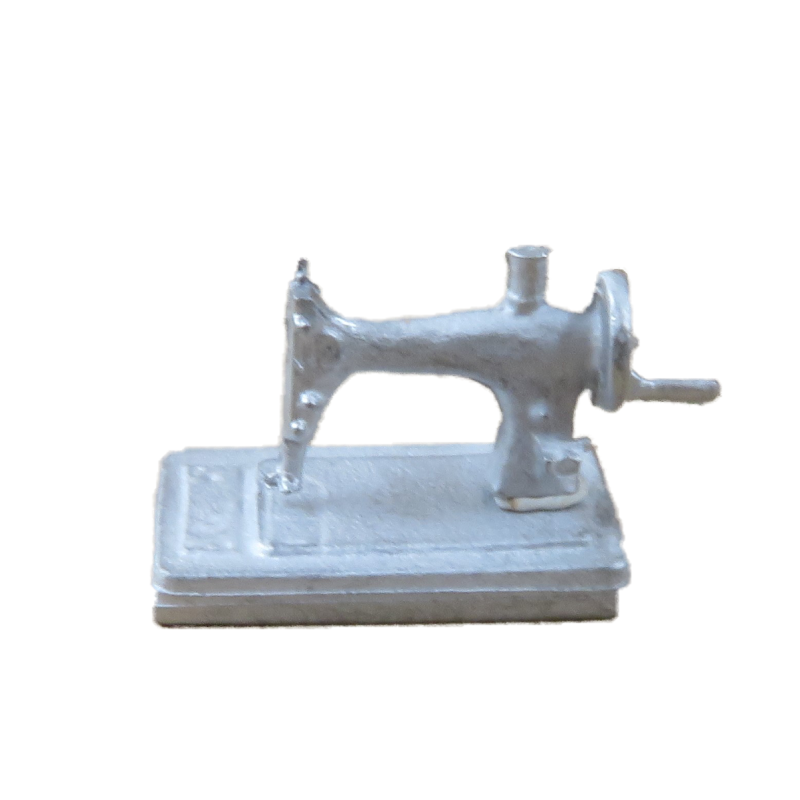 Dolls House Hand Sewing Machine 1:24 Scale Half Inch Metal Accessory