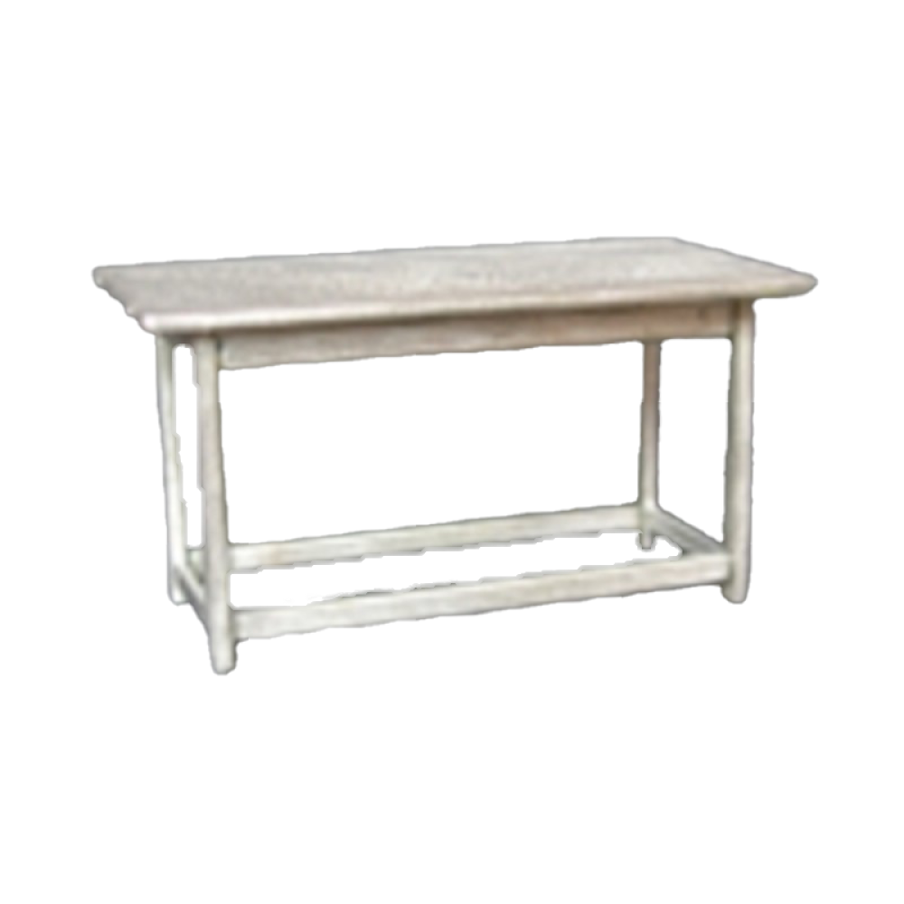 Melody Jane Puppenhaus Workbench Tisch Set – 1:24 Maßstab, Weiß, Metall-Schuppen-Möbel