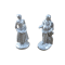 Dolls House Pair of Figurines Ornaments 1:24 Scale Half Inch Metal Accessory